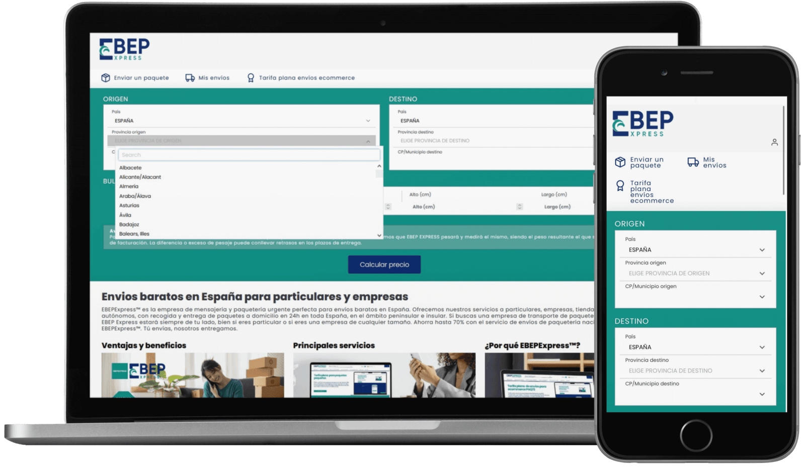 E-commerce pakketverzending voor het MKB EBEP Express